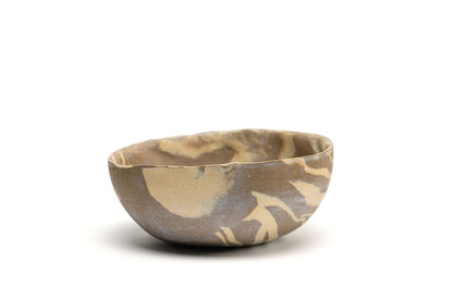 "Mocha Marble Artisan Bowl"